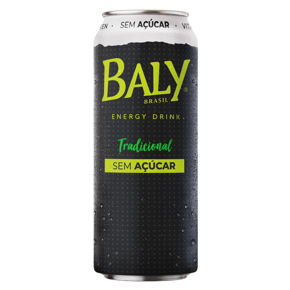 Energético Tradicional Zero Açúcar Baly Lata 473ml